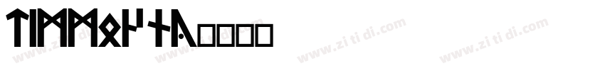 Timmons NY字体转换
